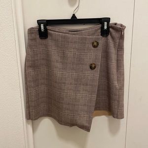 Zara Basic Plaid Skort